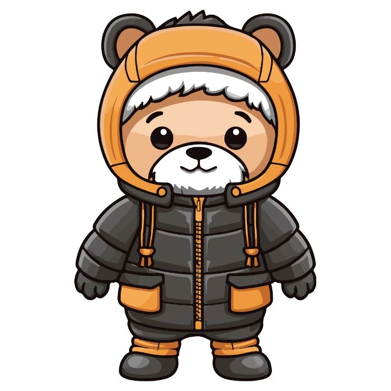 Bär Winter Comic
