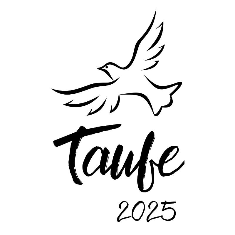 Taufe 2025 Taube abhebend Heiliger Geist