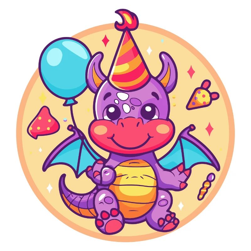 Drache Geburtstag Comic
