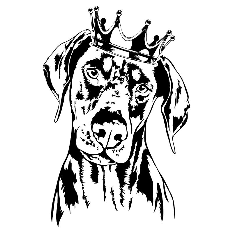 DOBERMANN Krone Chiens Wilsigns
