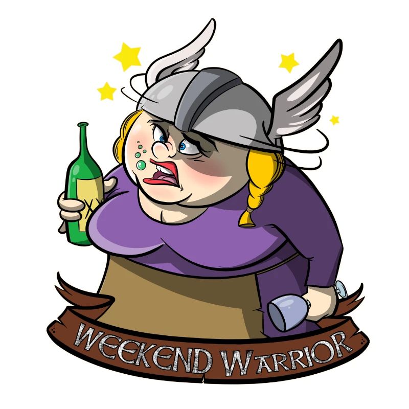 Wikinger Frau - Weekend Warrior
