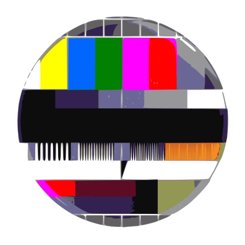 Testimage TV 90's 80's Television Retro Gift Idea