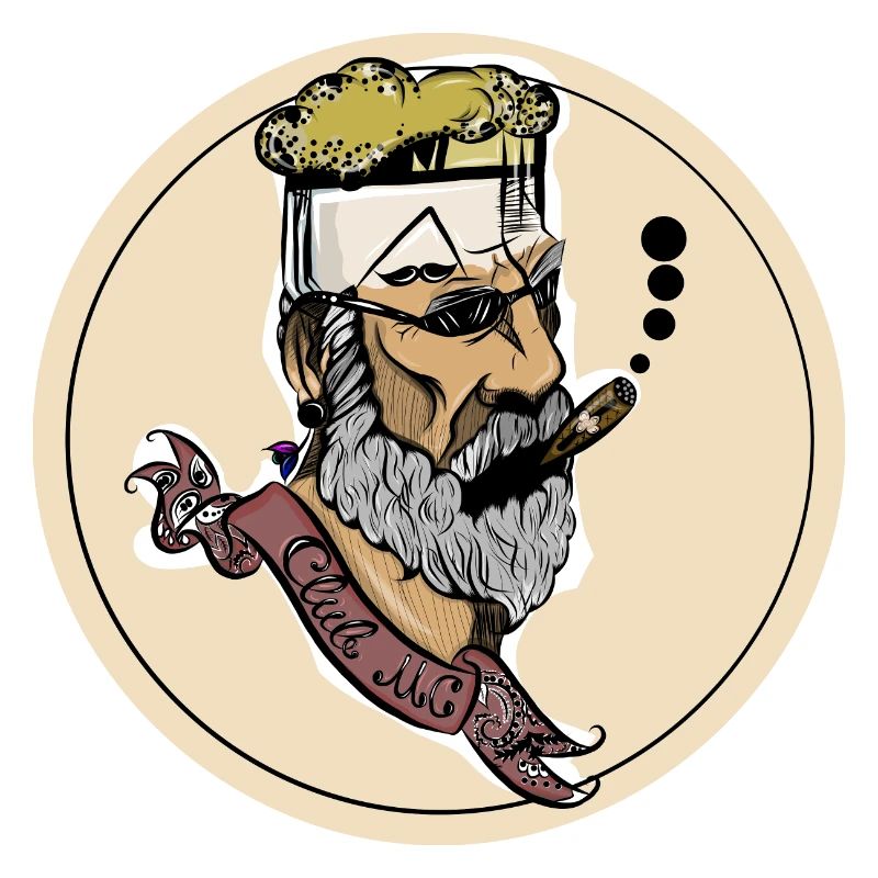 Bart Mann mit Zigarre