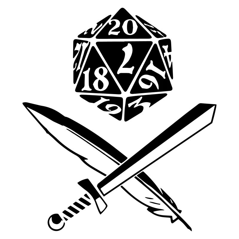 W20 Cube Plume Épée