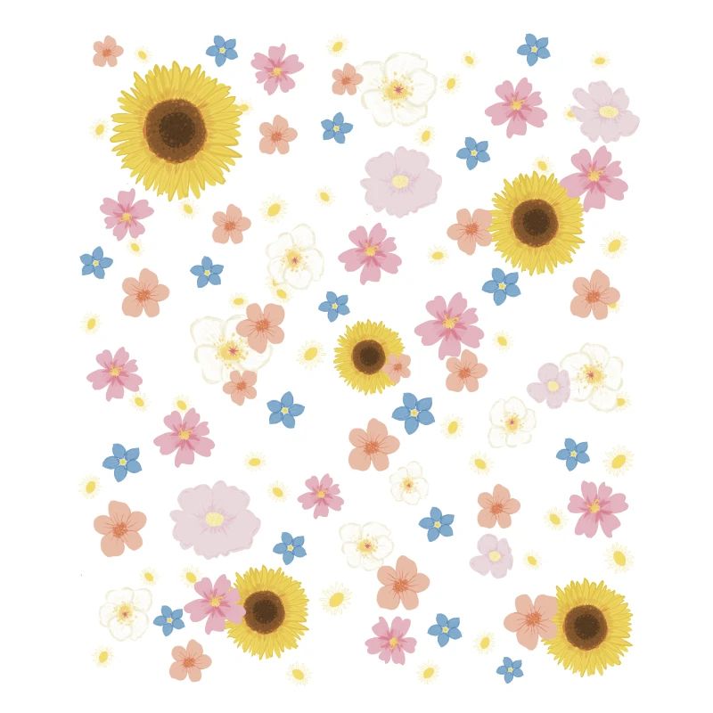 Cheerful floral pattern