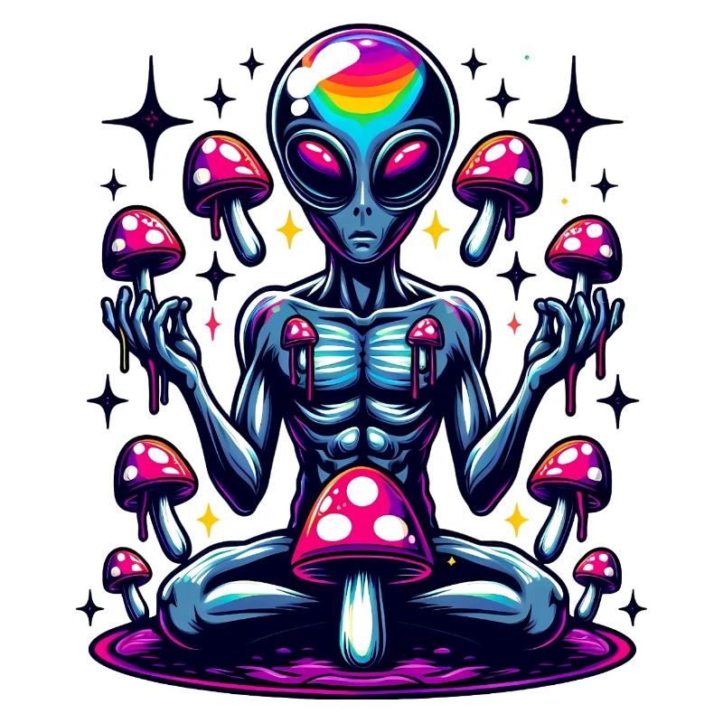 Alien aux champignons