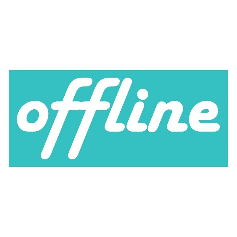 offline- blue white