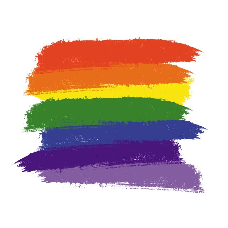 Regenbogen-Pinsel