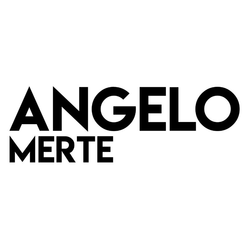 Angelo Merte Black on white