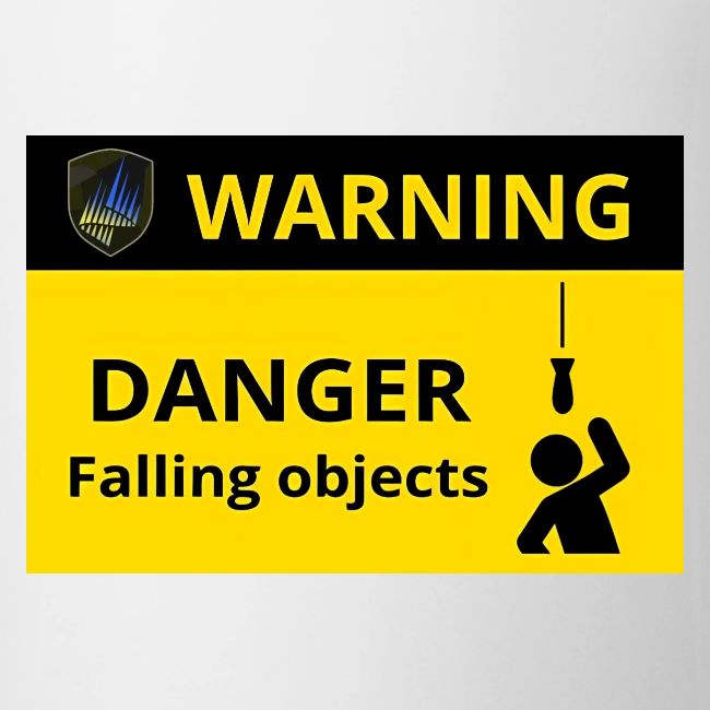 Danger falling objects