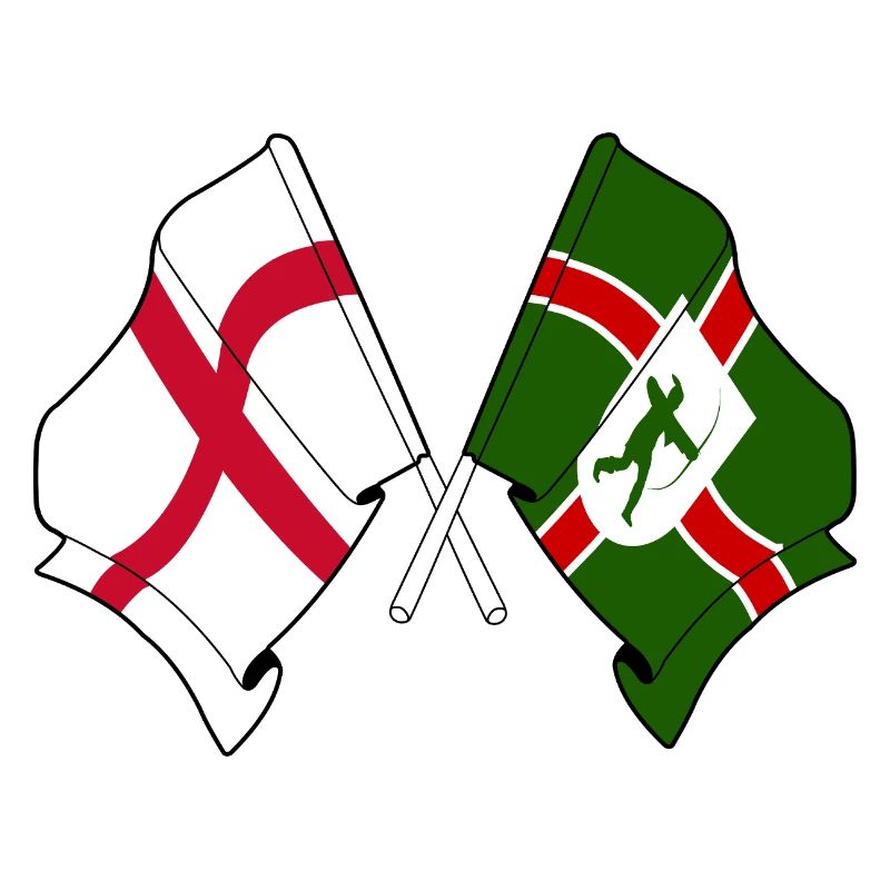 Drapeaux du Nottinghamshire × Angleterre