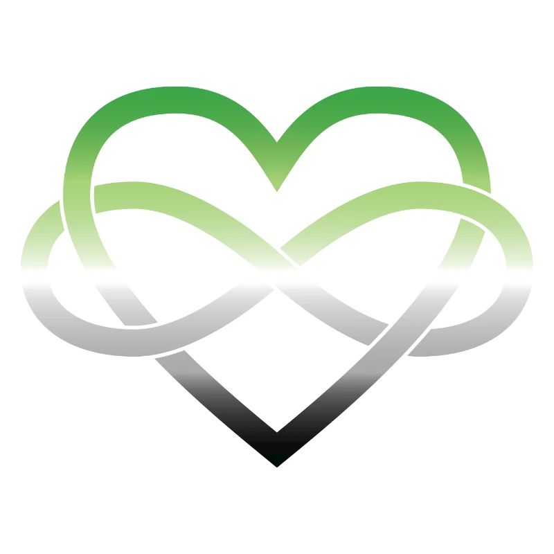 Polyamory Infinity Heart - Aromantic