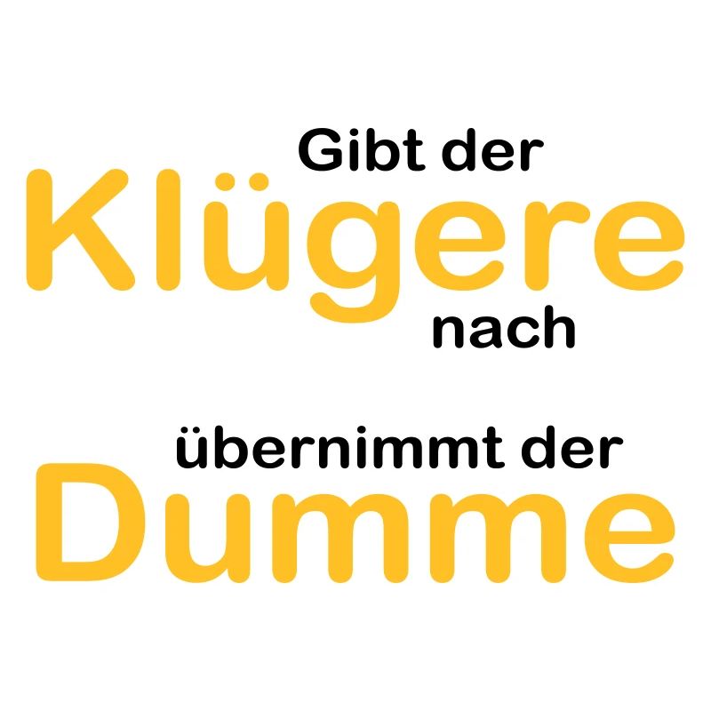 Le plus intelligent cède