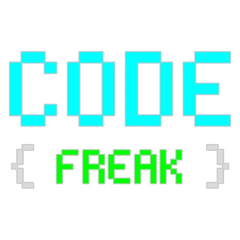 Pixel Code Freak Neon Tee