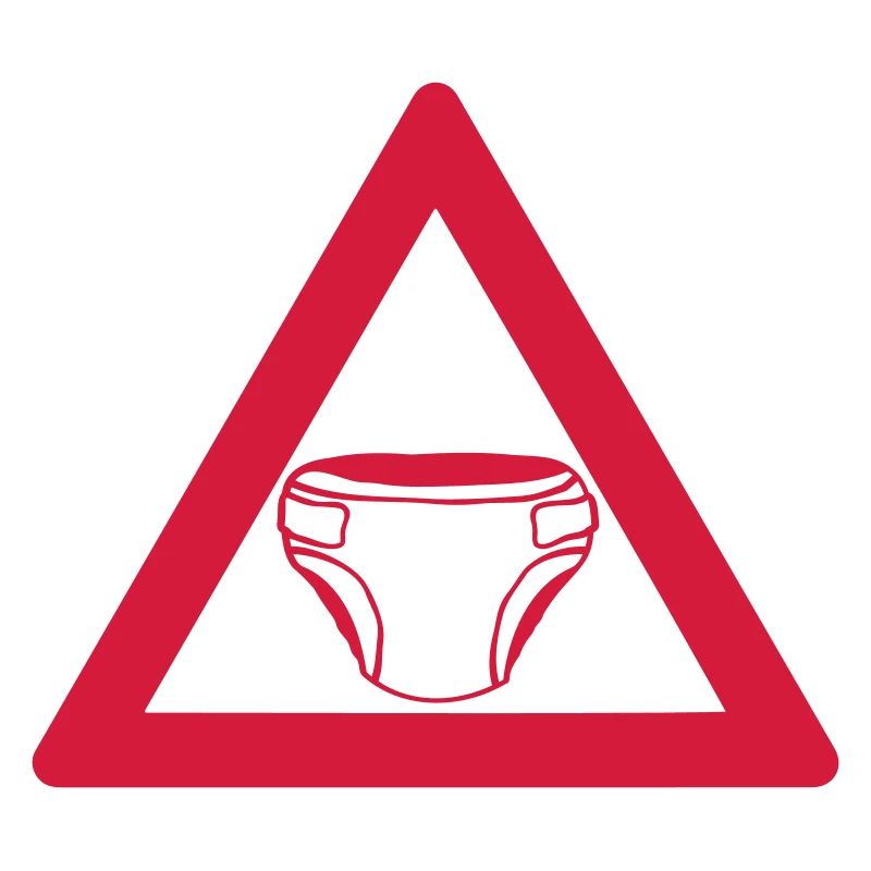Warning Diaper Shield