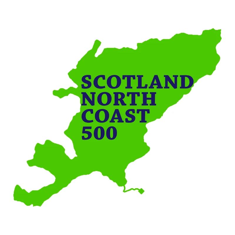 SCOTLAND nc500 map