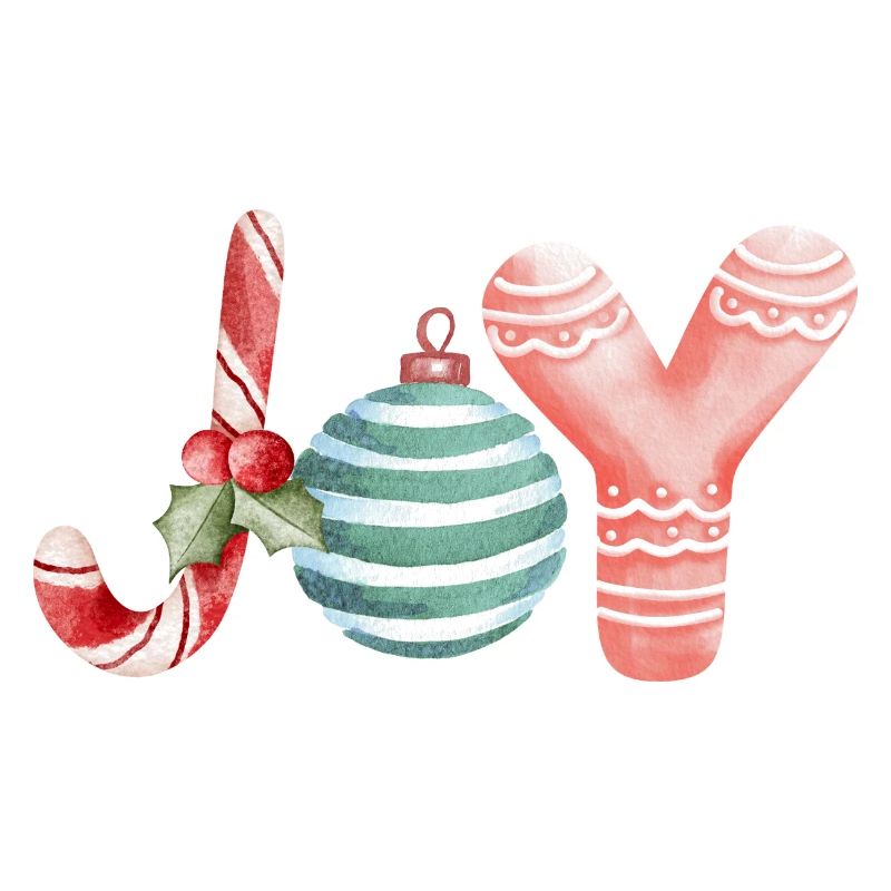 Joy Christmas Scripture Ornament