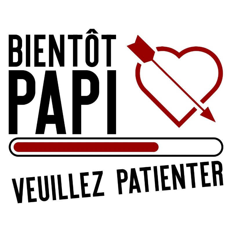 Bientôt papi t-shirt cadeau papy