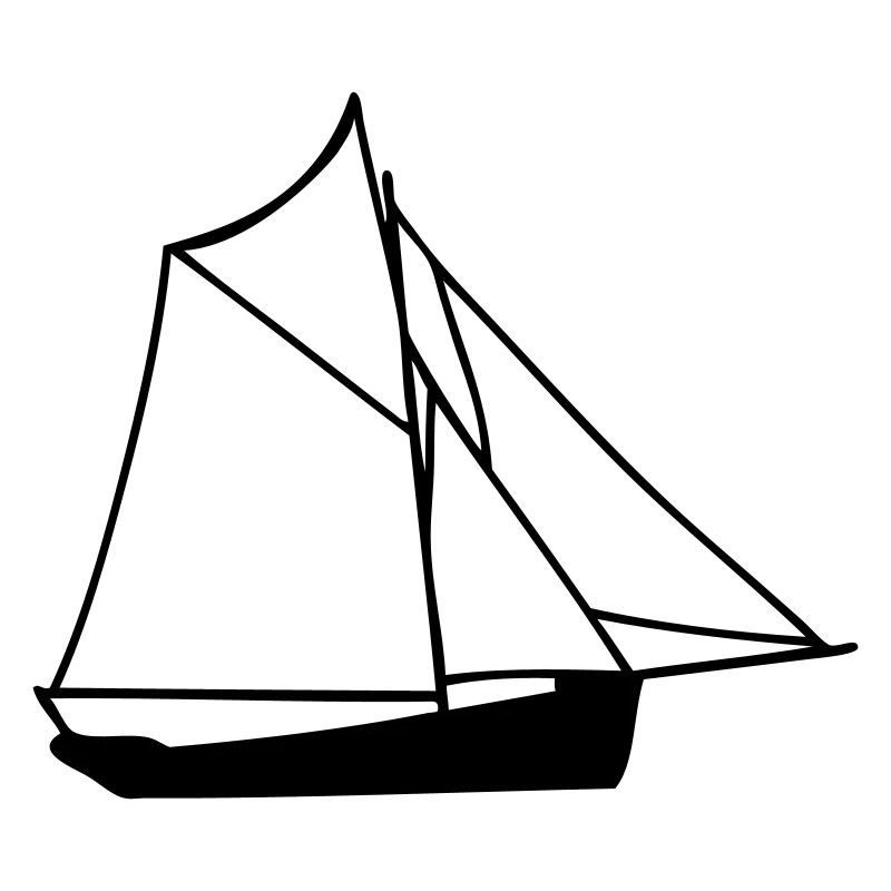 dessin de bateau navire sloop frégate