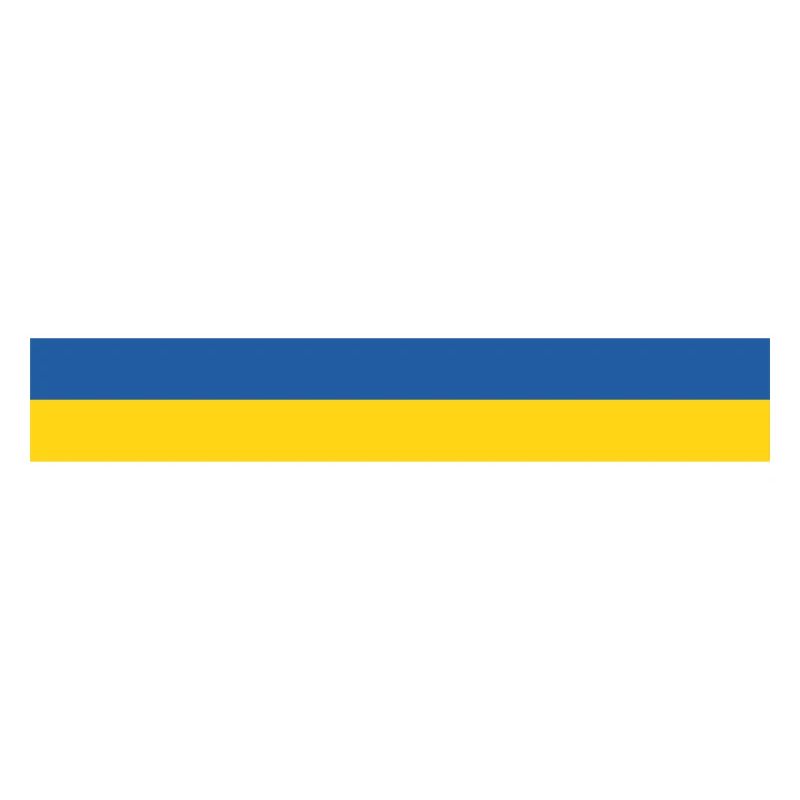 Linie oder Flagge Ukraine