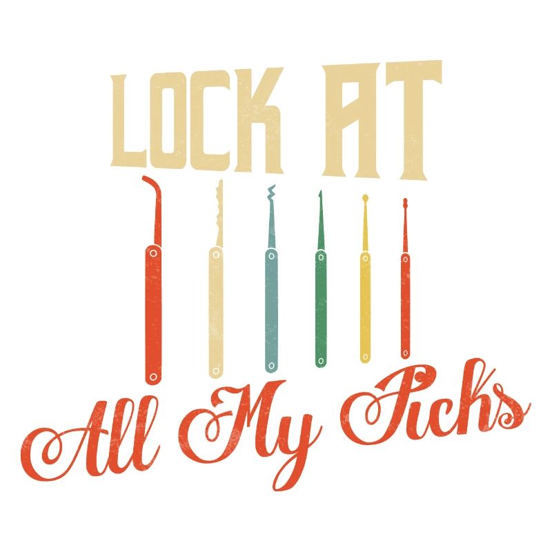 Lock At All My Picks Locksmith Lockpicker