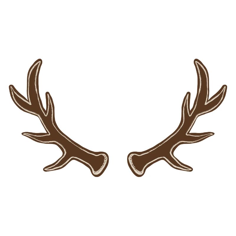 Rustic Antler Silhouette