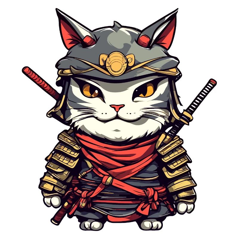 Chat samouraï #10
