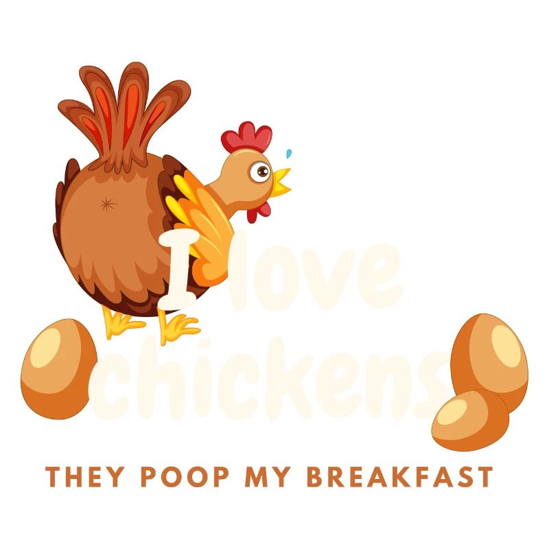 J’ADORE LES POULETS Élevage de poulets Éleveur de poulets Disant