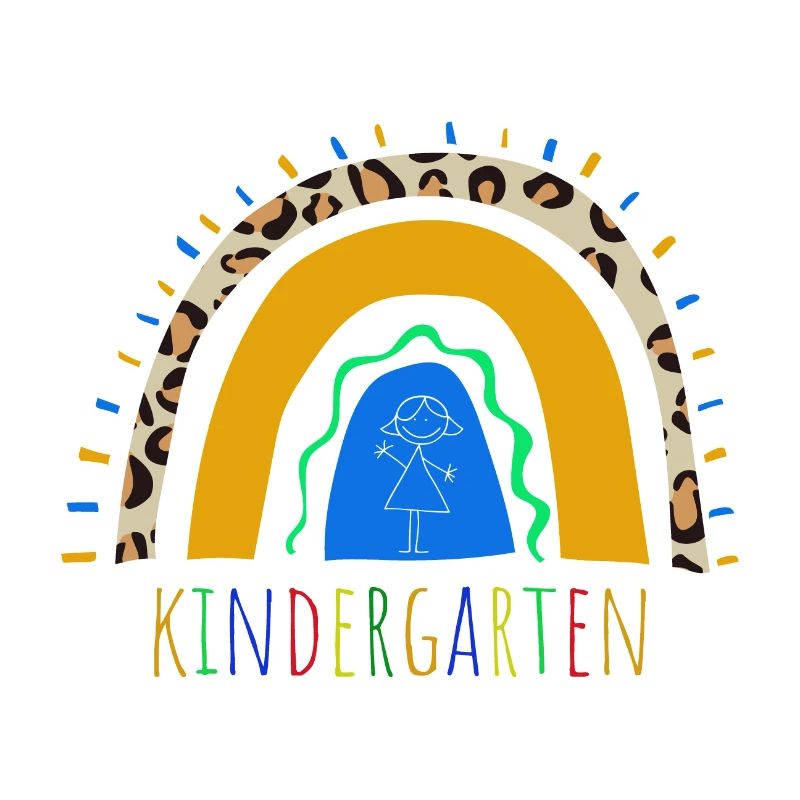 Kindergarten Leopard Rainbow