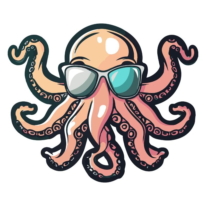Octopus Comic Cool