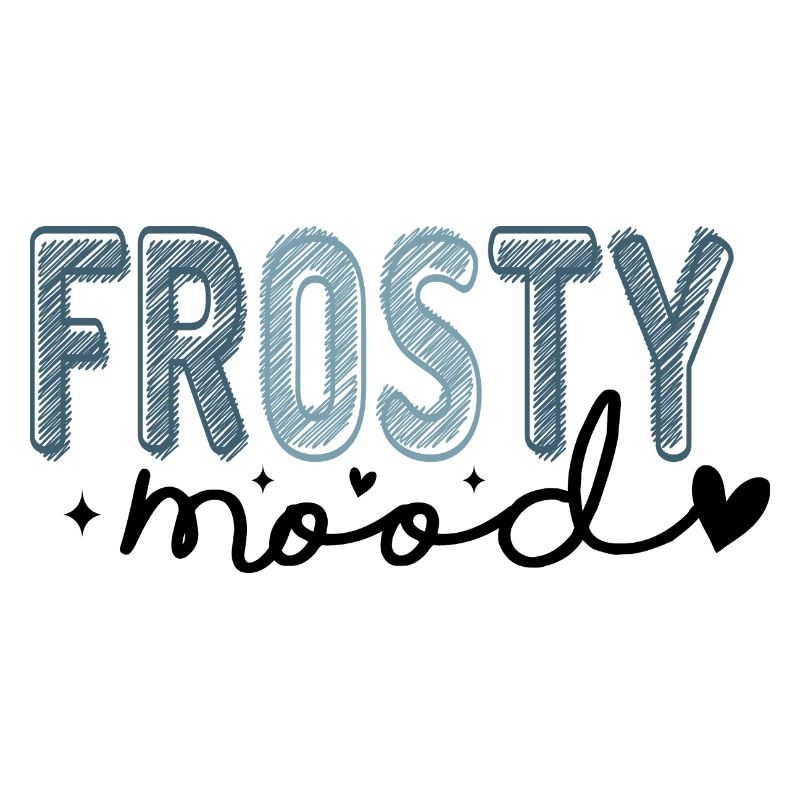 Frostiger Text im eisigen Stil