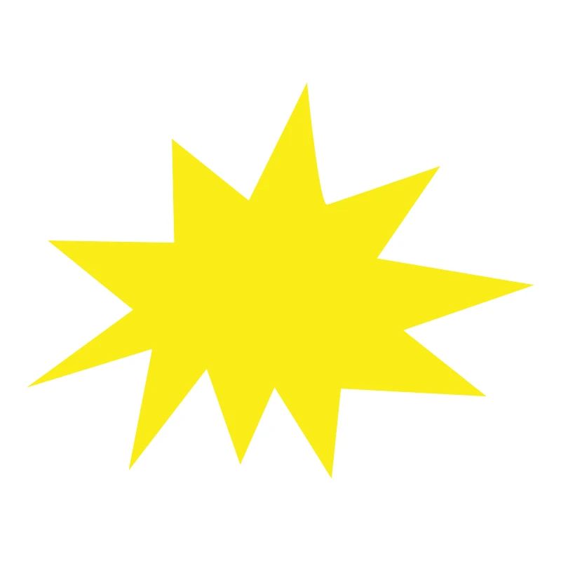 Hintergrund Gelb Explosion Stern