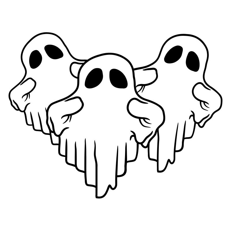 Team 3 funny ghosts
