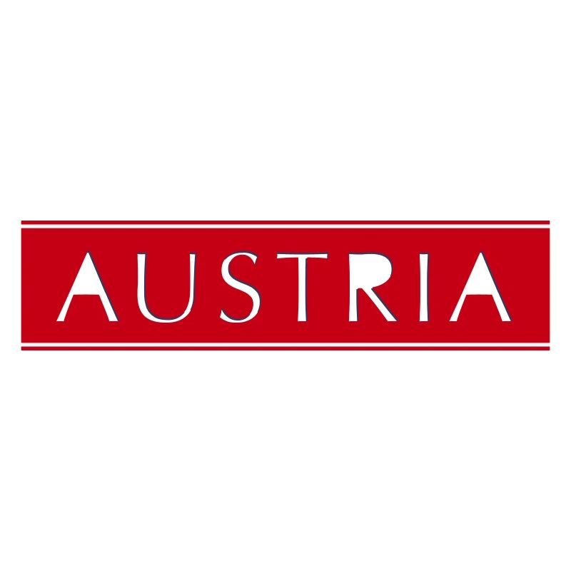 AUSTRIA lettering punched out