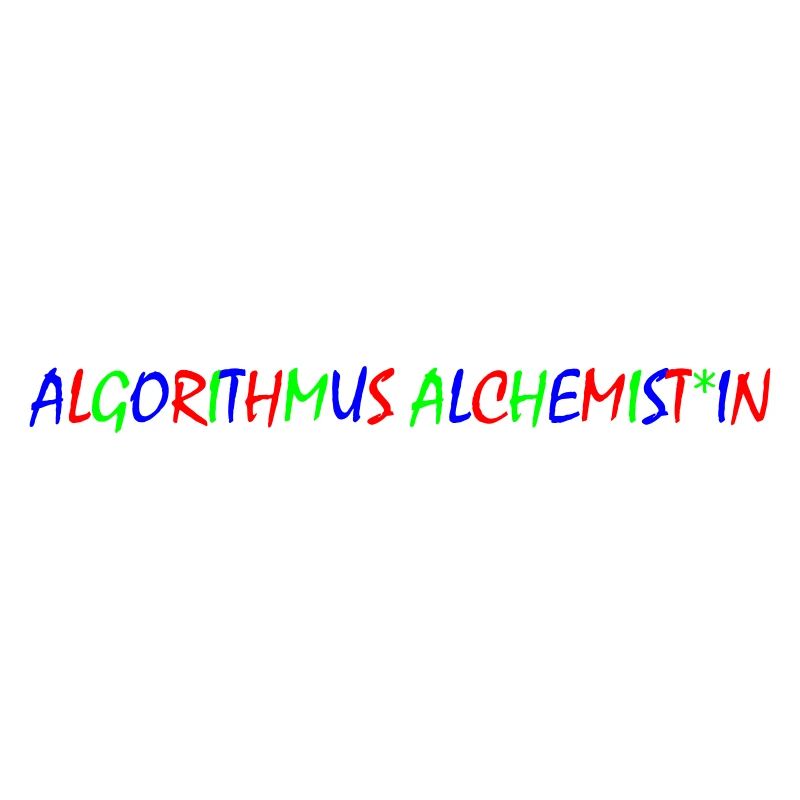 Algorithm Alchemist – Typographie colorée