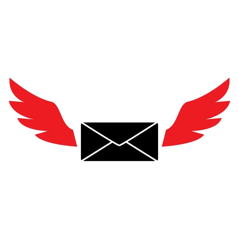 Courrier express enveloppe ailée poste