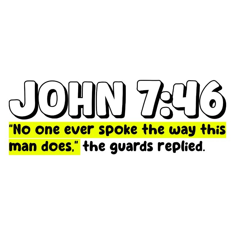 Jean 7:46 | Citation de la Bible