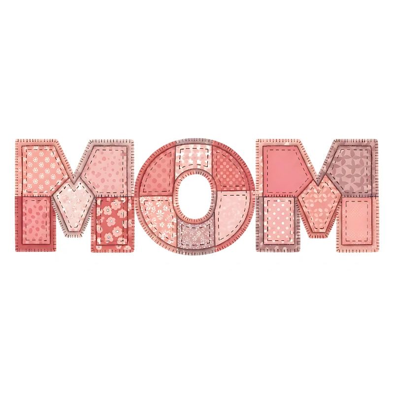 Mom Patchwork Floral Pattern Gift