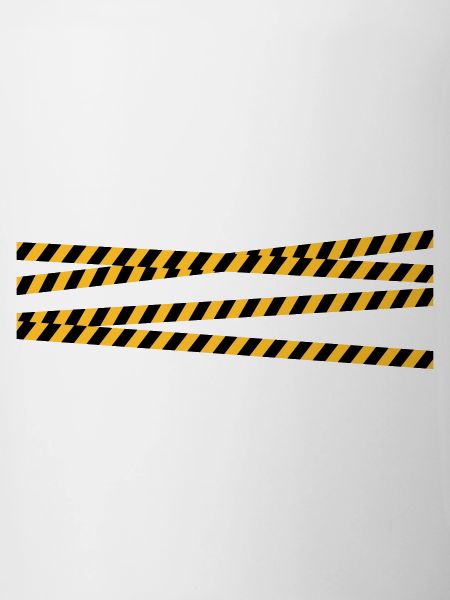 Security tape blocking zone