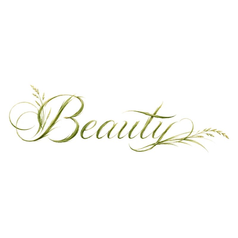 Beauté Lettres, Design de la nature