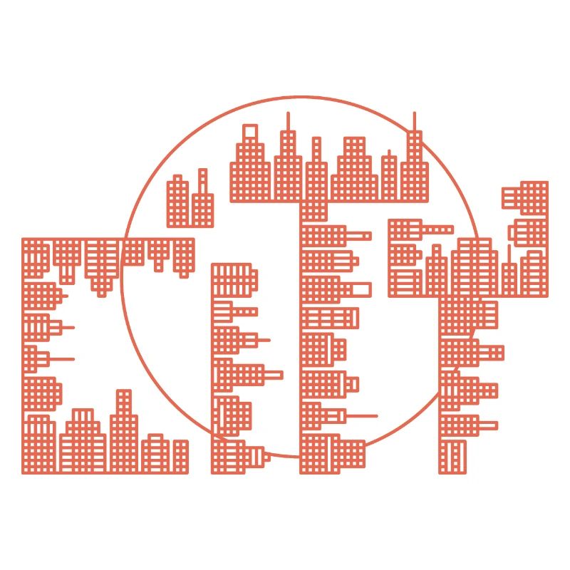 Skyline, City - Version rouge