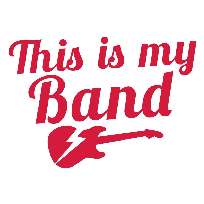 Das ist meine Band mit E-Gitarre