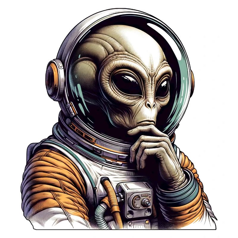Aventure spatiale d’un cosmonaute extraterrestre