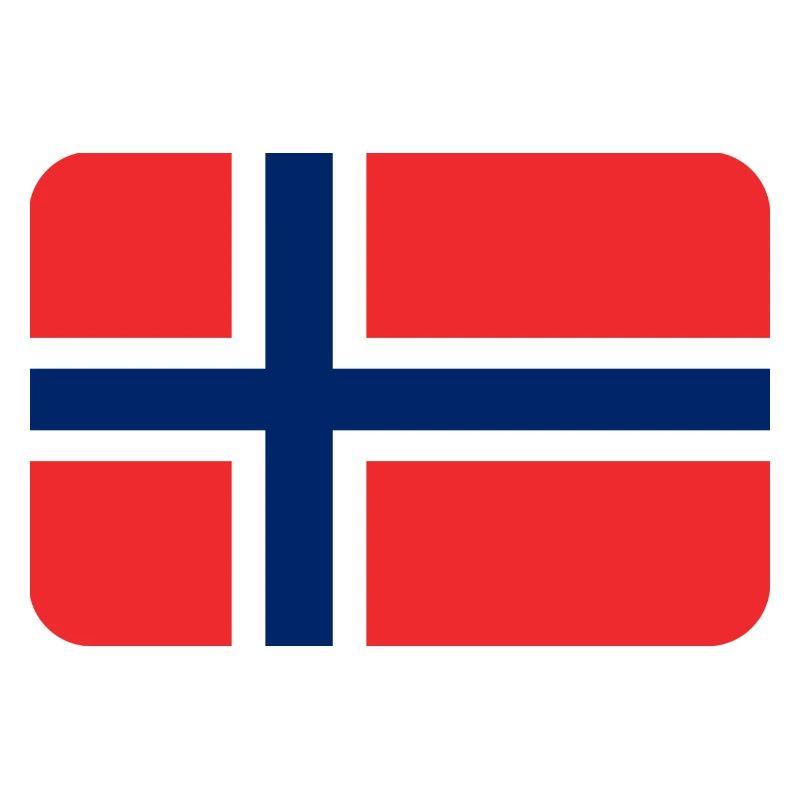 NORWAY FLAG round corner 400 dpi