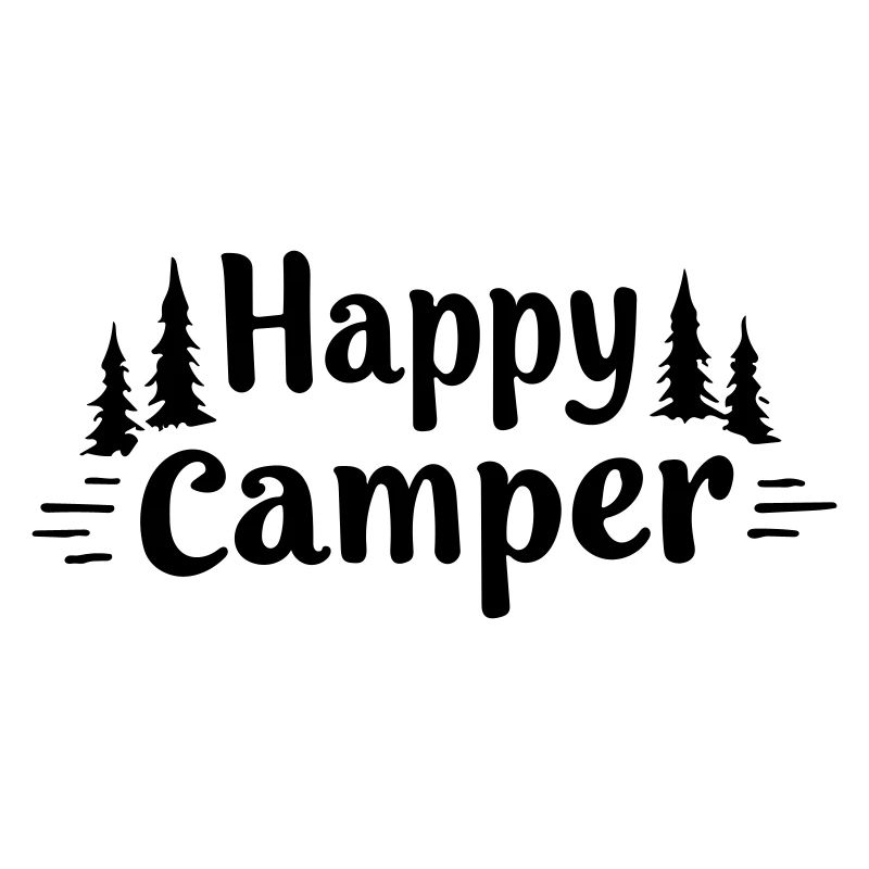 glücklicher Camper