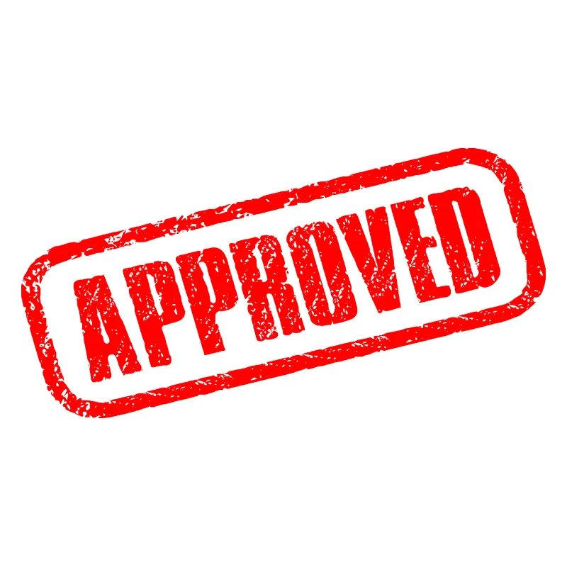 approved approved stamp