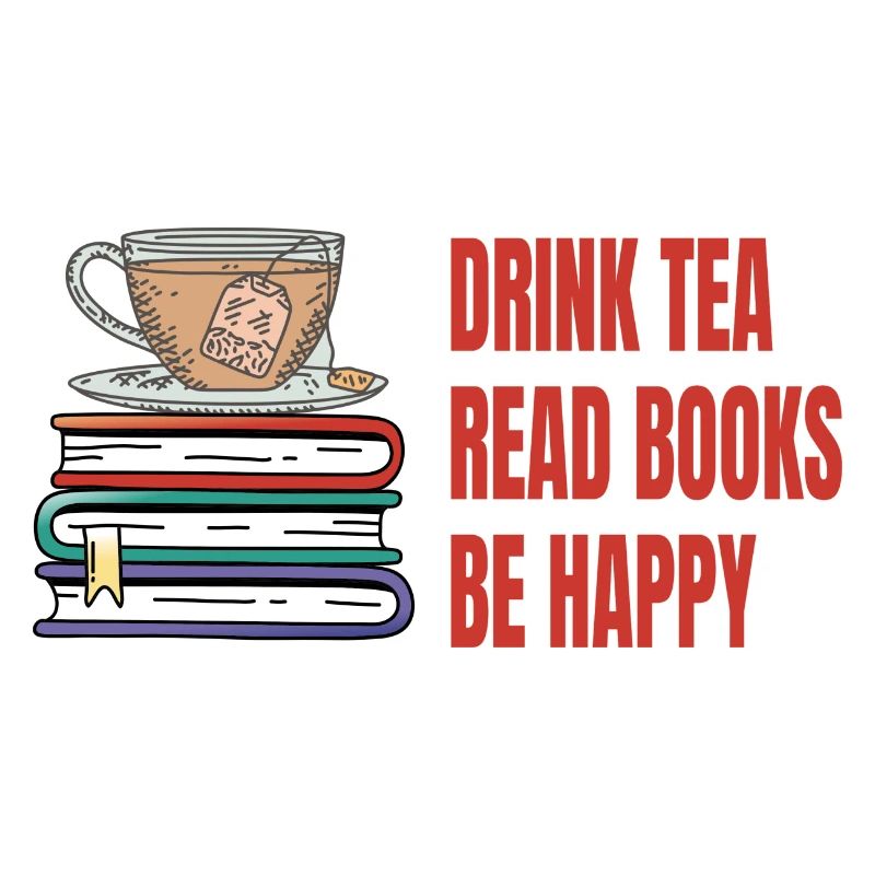 Lesen Tea Bücher Tee Buch Teetrinker Leser