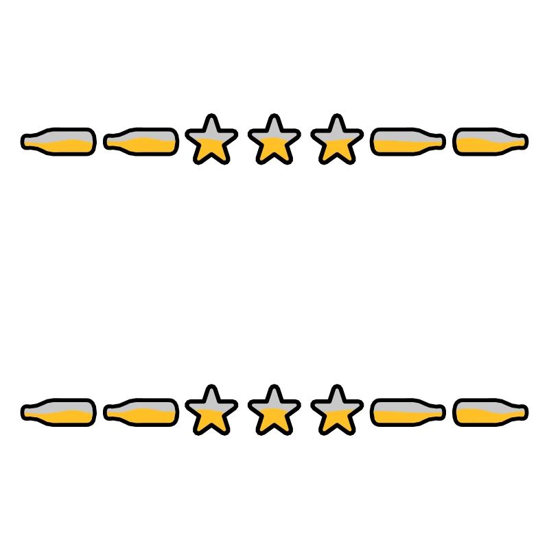 Text Rahmen Bierflaschen