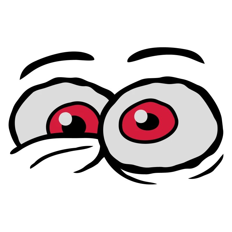 Comic Augen verrücktes Design
