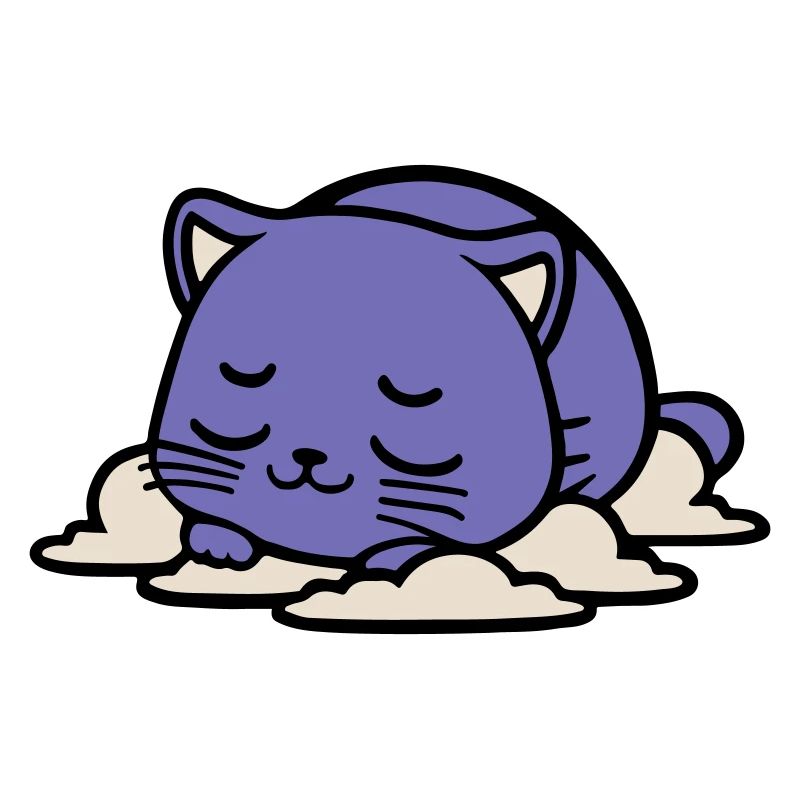 bébé chat qui dort